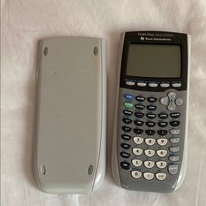 Texas Instruments TI-84 Plus Silver Edition Graphing Calculator - Gray